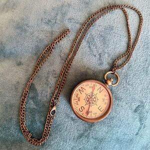 3 FOR $30: Vintage style Compass Pendant Necklace